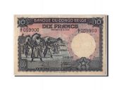 Congo Belge, 10 Francs type 1941-50