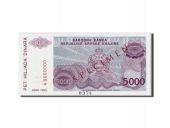 Croatie, 5000 Dinara, 1993, non dat, KM:R20s, NEUF, A0000000