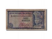Malaysie, 1 Ringgit, undated (1967-72), non dat, KM:1a, B+