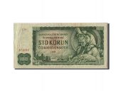 Tchcoslovaquie, 100 Korun, 1961, KM:91b, non dat, TB+