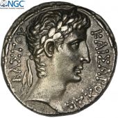 Augustus, Tetradrachm, NGC Choice XF 5/4 "Fine Style"
