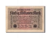 Germany, 50 Millionen Mark, 1923, KM:109c, 1923-09-01, AU(55-58)