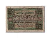 Allemagne, 10 Mark, 1920, KM:67a, 1920-02-06, B+