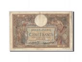 France,100 Francs 1908-1939 Luc Olivier Merson,KM:78b,1927-04-12,VF(30-35)
