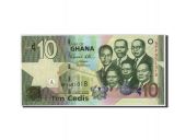 Ghana, 10 Cedis, 2010, KM:39b, 2010-03-06, UNC(65-70)