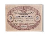 Montenegro, 2 Perpera, 1914, KM:16, 1914-07-25, TTB+