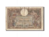 France,100 Francs Luc Olivier Merson,1927-08-03,KM:78b,Fayette:24.6,VF(20-25)