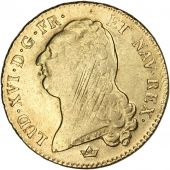 Louis XVI, Double Louis d'or  la tte nue
