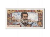France, 50 Nouveaux Francs Henri IV, KM:143a, Fay:58.3, 1959-09-03, AU (50-53)