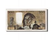 France, 500 Francs Pascal, KM:156a, Fayette:71.4, 06-11-1969, TB+