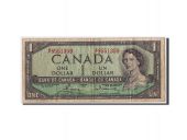 Canada, 1 Dollar, 1954, KM:75c, TB