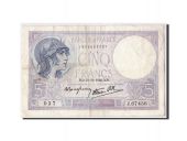 Billet, France, 5 Francs, 5 F 1917-1940 Violet, 1940, 1940-12-12, TB+