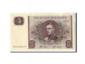 Banknote, Sweden, 5 Kronor, 1955, KM:42b, UNC(63)