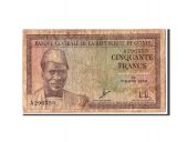 Guinea, 50 Francs, 1960, 1960-03-01, KM:12a, VG(8-10)