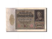 Germany, 10,000 Mark, 1922, KM:70, 1922-01-19, VF(30-35)