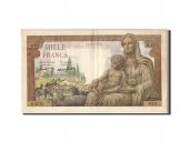 France, 1000 Francs Desse Demeter, 1943-04-08, KM:102, Fayette:40.21, AU(50-53)