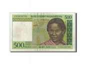 Madagascar, 500 Francs = 100 Ariary, KM:75a, TTB