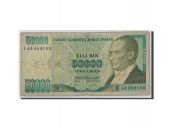 Turkey, 50,000 Lira, 1970, 1970-01-14, KM:203a, VG(8-10)