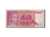 Yugoslavia, 100,000 Dinara, 1989, KM:97, 1989-05-01, VG(8-10)