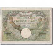 Madagascar, 50 Francs, Undated (1937-47), KM:38, VF(30-35)