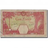 French West Africa, 100 Francs, 1924, KM:11Dd, 1924-11-13, AB+