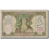 Tahiti, 100 Francs, Undated (1939-65), KM:14d, VF(20-25)