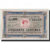 France, Troyes, 50 Centimes, UNC(63), Pirot:124-13