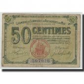 France, Rochefort-sur-Mer, 50 Centimes, 1915, B+, Pirot:107-7