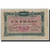France, Grenoble, 1 Franc, 1916, TB+, Pirot:63-6