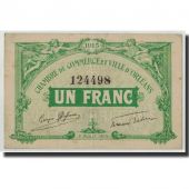 France, Orlans, 1 Franc, 1916, EF(40-45), Pirot:95-6