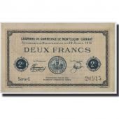 France, Montluon, 2 Francs, 1916, TTB+, Pirot:84-26