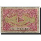 France, Saint-Quentin, 1 Franc, VG(8-10), Pirot:116-1