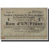 France, Charleville-Mzires, 1 Franc, 1916, VG(8-10), Pirot:08-83