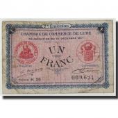 France, Lure, 1 Franc, 1921, TB, Pirot:76-43