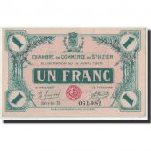 France, Saint-Dizier, 1 Franc, 1920, NEUF, Pirot:113-19