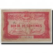 France, Le Trport, 25 Centimes, 1920, TB, Pirot:71-48