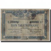 France, Quimper et Brest, 1 Franc, 1915, VF(20-25), Pirot:104-5
