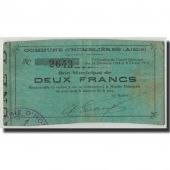 France, Homblires, 2 Francs, 1914, TB+, Pirot:02-1222