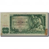 Tchcoslovaquie, 100 Korun, 1961, KM:91c, B+