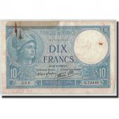France, 10 Francs Minerve, Fayette:7.8, KM:84, 1939-09-21, TTB