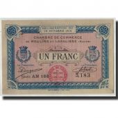 France, Moulins et Lapalisse, 1 Franc, 1916, Pirot:86-9