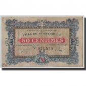 France, Strasbourg, 50 Centimes, 1918, TB, Pirot:133-1