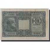 Banknote, Italy, 10 Lire, 1944, 1944-11-23, KM:32c, F(12-15)