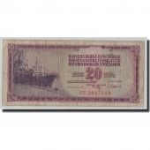 Banknote, Yugoslavia, 20 Dinara, 1981, 1981-11-04, KM:88b, VG(8-10)