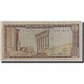 Banknote, Lebanon, 1 Livre, 1973, KM:61b, F(12-15)