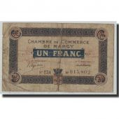 France, Nancy, 1 Franc, 1918, B+, Pirot:87-30