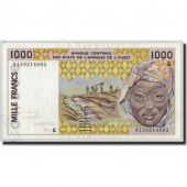 Billet, West African States, 1000 Francs, 1990, KM:707Kg, SUP