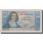 Billet, Afrique-quatoriale franaise, 10 Francs, Undated (1947), KM:21, SUP+