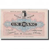 France, Metz, 1 Franc, 1918, UNC(63), Pirot:57-13