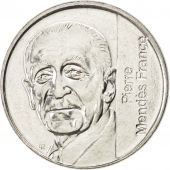 Vme Rpublique, 5 Francs Pierre Mends France, 1992, KM 1006
